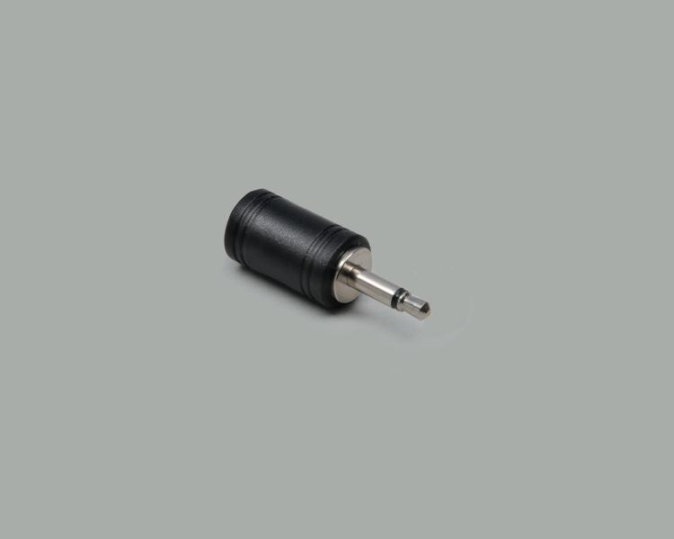 audio plug 3,5mm (mono) to low power socket 1,3/3,5mm adapter
