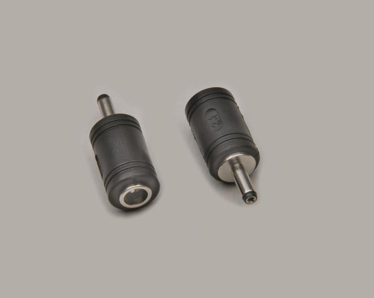 DC-Adapter, DC-Stecker 1,35mm/3,5mm auf DC-Kupplung 2,1mm/5,5mm