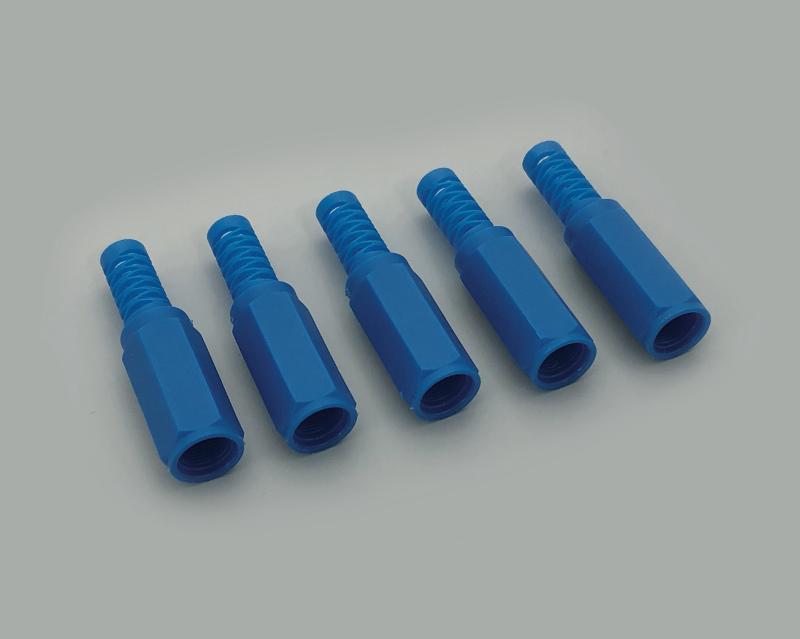 Handle Set für DC-Plugs, consisting of 5x handle blue, suitable for following article-no. 072109, 072110, 072111, 072112