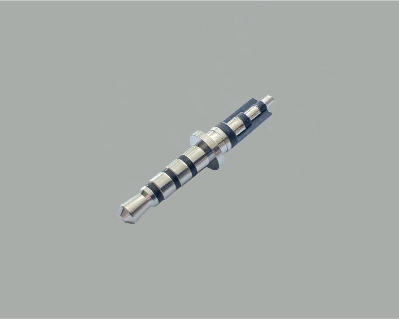 Klinken-Stecker  2,5mm, 4-polig, zum anspritzen
