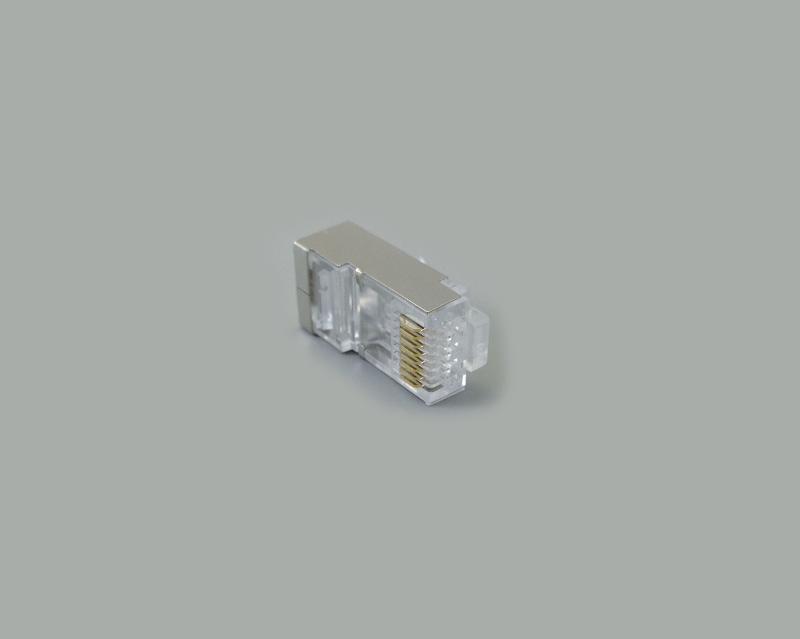 modular plug 8P/8C, CAT. 5e, double liner, fully shielded