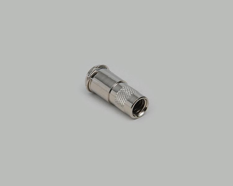F-quick plug, screw type 6,8mm, cable-Ø 7,0mm