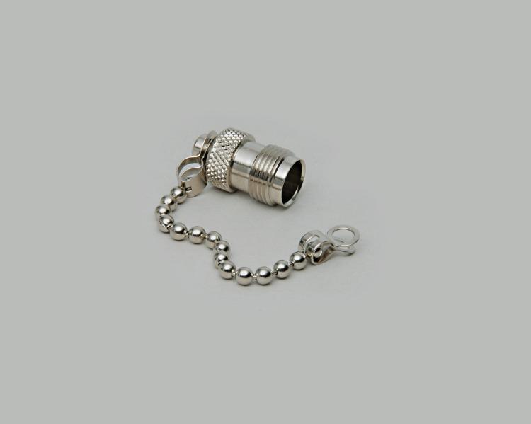cap with chain for TNC plug