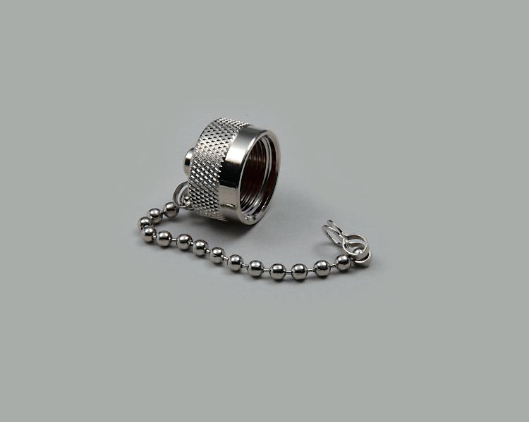 cap with chain for UHF plug