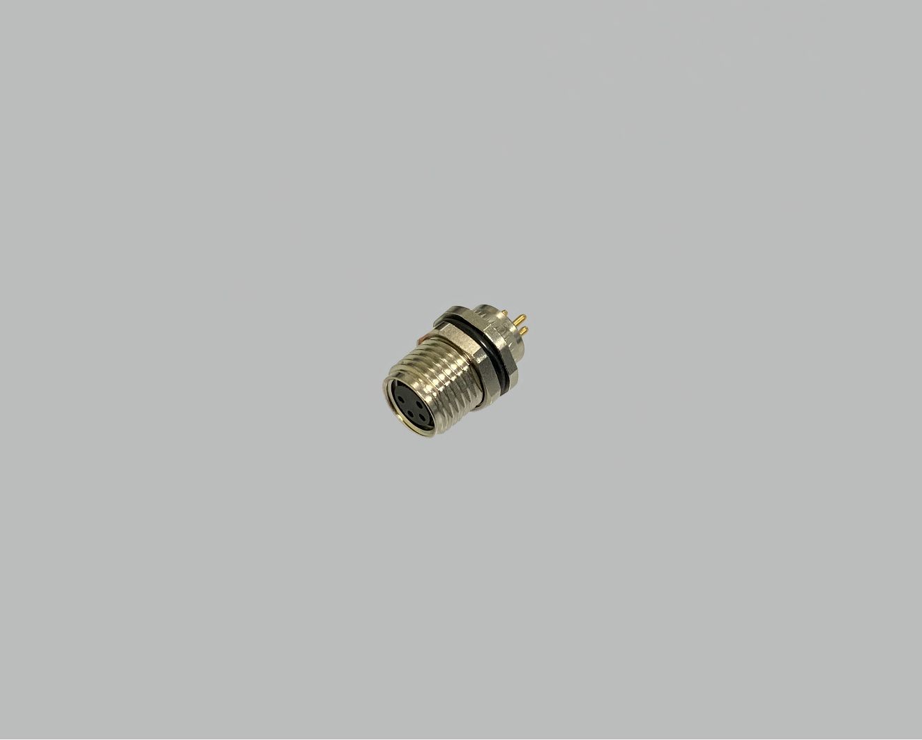 M8 Sensor/Aktor Einbaubuchse Hinterwandmontage, 4-polig, M10, Print